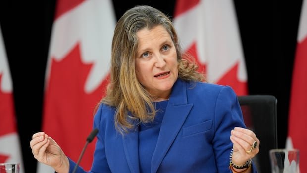 Chrystia Freeland resigns from Trudeau’s cabinet and sources say Dominic LeBlanc will replace her