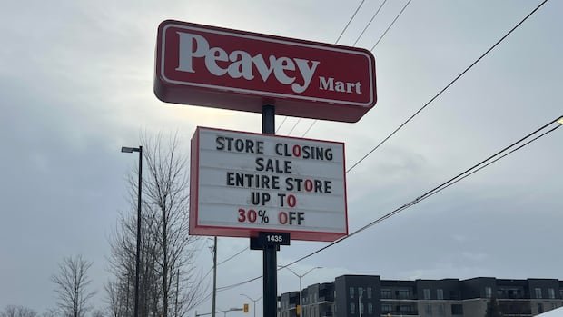 Farm goods retailer Peavey Mart closing all stores and seeking creditor protection